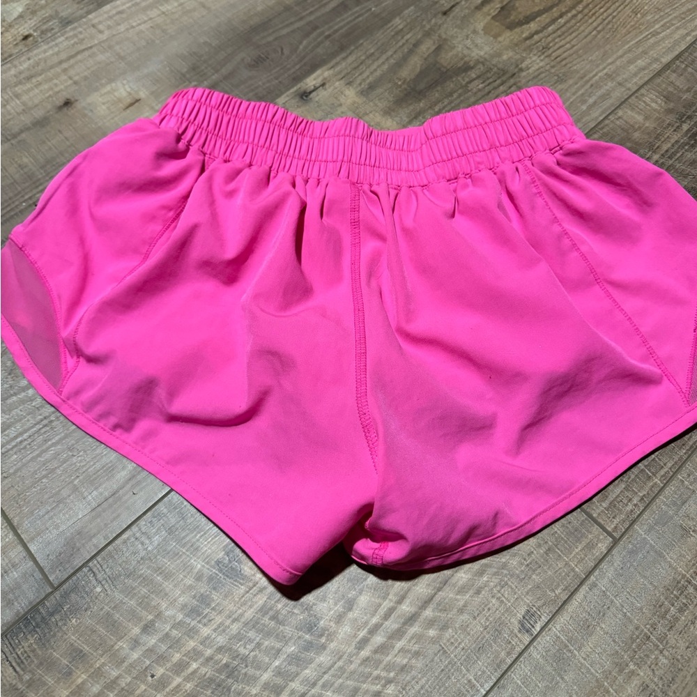Women's Pink Athletic Shorts - Picture 2 of 3